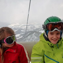 Sarah and Jay in the Jenner gondola